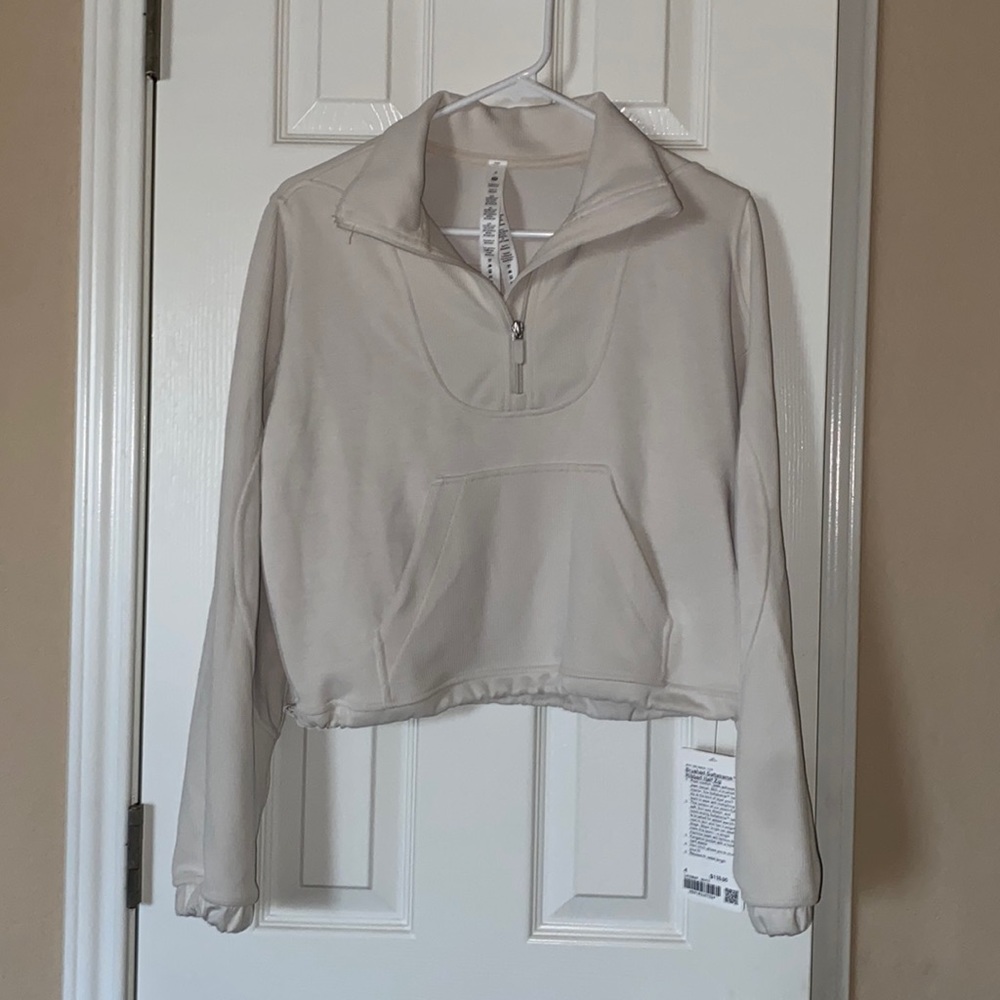 Lululemon Brushed Softstreme Ribbed Half Zip